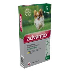 Advantix 40/200 Spot-on < 4 kg 4 pipetten