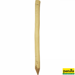 Robinia paal, rond, grond, 3500 mm, d=16-18 cm, afgeschuind, geschaafd, 4-voudig onthorst. Robinia paal, rond, 3,50 m, rond, Ø 16-18 cm