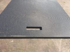 Kunststoffen rijplaat 300x100 cm, 12 mm