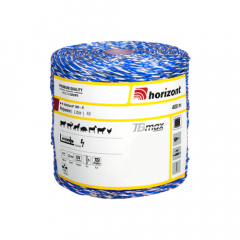 Draad hotSHOCK W9-R wit/blauw - 400 mtr.