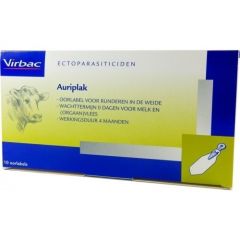 Auriplak anti-vliegen oorplaatjes 10 stuks