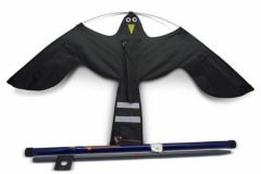 Vogelverschrikker Black Hawk Kite 7m. set