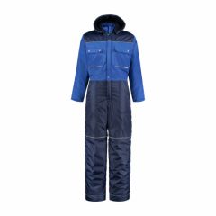 Gevoerde winteroverall - Korenblauw/Navy - mt. 44