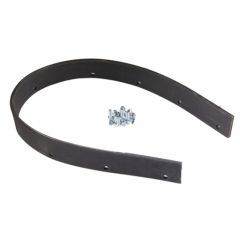 Mestschuif rubber 89 cm Proline halfrond canvas-versterkt
