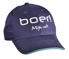 Cap - Boer! Mijn vak - blauw