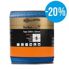 TurboLine lint 20mm blauw 200m
