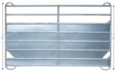 Paneel-8  Plus 3,00m, met plaatverkleding B= 3,00 m, H=1,94m vz