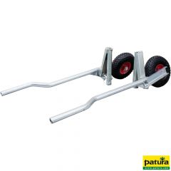Transporter Wheels, 1 pair pneumatic tyres, swivelling, removable for Hoof Care Crush Profi M