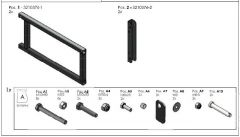 Wandbevestigingsset voor Hooibox
