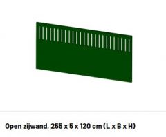 zijwand met openingen PATURA kalverbox 1,20 x 2,55 m