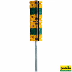 Post Brush Midi 100 x 30 cm incl. post 60 x 60 x 3 mm, length 1.80 m for setting in concrete, hot-dip galv.