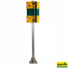 Post Brush Midi 50 x 30 cm total height 1.50 m with base plate stainless steel