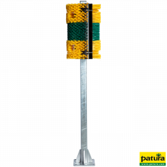 Post Brush Midi 50 x 30 cm total height 1.50 m with base plate hot-dip galvanised
