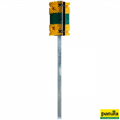 Post Brush Midi 50 x 30 cm incl. post 60 x 60 x 3 mm, length 1.80 m for setting in concrete, hot-dip galv.