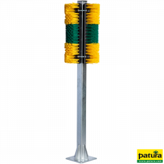 Post Brush Mini 50 x 30 cm total height 1.35 m with base plate hot-dip galvanised