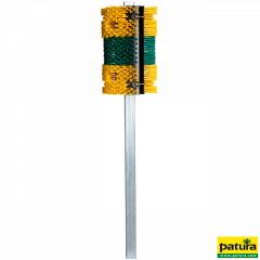 Post Brush Mini 50 x 30 cm incl. post 60 x 60 x 3 mm, length 1.50 m for setting in concrete, hot-dip galv.