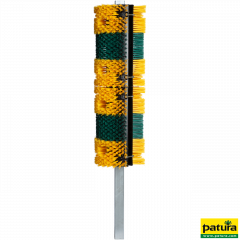 Post Brush Mini 100 x 30 cm incl. post 60 x 60 x 3 mm, length 1.50 m for setting in concrete, hot-dip galv.