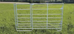 Minipaneel met poort 1,83 m, H = 1,10 m, gegalvaniseerd