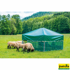 Windbreekgaas t.b.v. de weidetent voor schapen en geiten
