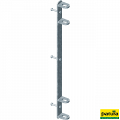 Bolt-Down Rail, frame height 57 cm, length 70 cm, with welded plates incl. mounting material