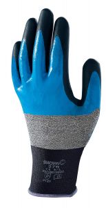 Handschoen SHOWA 376 Multi Fluid Pro zwart/blauw mt L