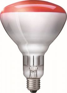 Warmtelamp 150W rood Philips