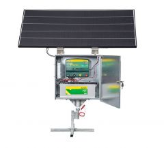 P4500 met veiligheidsbox Maxi,100 W zonenpanel met houder, aardpen en Stabilisatievoet