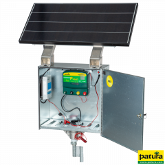 P4600 with Safety Box XL, Solar Panel 110 W, super glass mat battery 100 Ah, earth stake + stabilisation foot