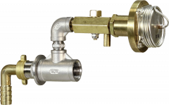 Antivries bewaker met Thermostaat- ventiel voor kantelbare waterbak, aansluiting 3/4