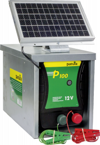 P100 met 5 W Zonnepaneelmodule en draagbox compact