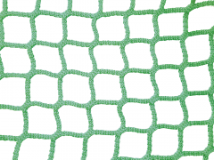 Voerbesparend net 4,50 x 4,50 m maaswijdte 6 cm met elastische spanband en karabijnhaak