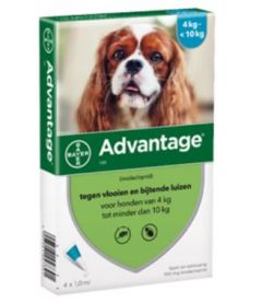 Advantage 100 hond (4-10kg)-4 pip