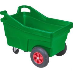 Voerwagen groen, vierwielig 340 ltr