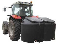 Krachtvoerbak 2000 ltr / 1200 kg met deksel