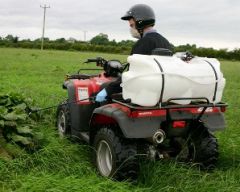 DuoSpuit 12 Volt elektrische quad veldspuit, 55 liter