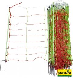 Tornado XL schrikdraadnet, Combi, metaardgleider 120 cm hoog, met dubbele punt, 30,6 m