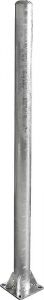 Paal d=102 mm, L=2,25m bodemplaat 200 x 200 mm