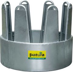 Ronde ruif voor paarden, 8 voederplaats zonder driepuntsophanging