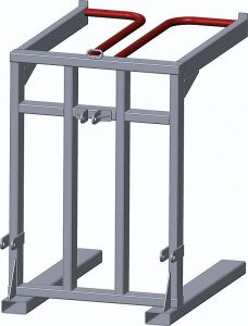 Palletframe voor paneelhekken