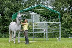 Paneeldak met dekzeil 6,00 m x 3,60 m zonder panelen