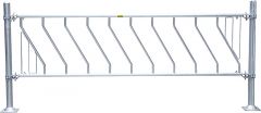 Diagonaal voerhek, kalveren, 2,06m/5 pl.