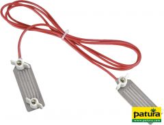 Lintverbindingskabel met 3 rvs lintklemm (1 stuk/pak)
