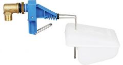 Lage druk vlotterventiel, < 0,5 bar, bl. aansluiting 1/2 of 3/4 (incl. adapter)