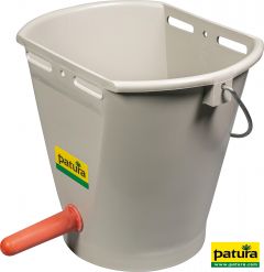 Speenemmer 9l, grijs cpl. met speen semi-hard en 1-kliks-ventiel