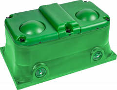 baldrinkbak compact, 2 ballen inhoud 80 l, 15-30 dieren, aansluiting 1/2