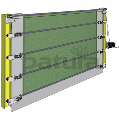 Windbreek Maxi - Deur hoogte 9,10 mbreedte 9.100m