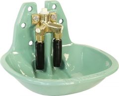 Dubbele buisventielbak mod. 19R met 3/4 messing ventiel