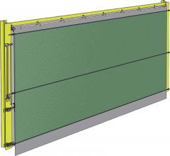 Gordijn 3 m hoog x 17 m breed