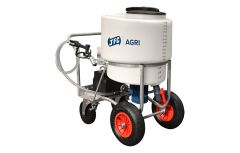 Melktransporter 170 liter met mixer en pomp