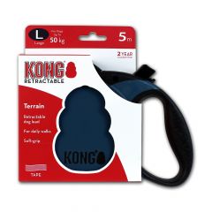 Kong Retractable Leash Terrain Blue Large 5m (50 kg)